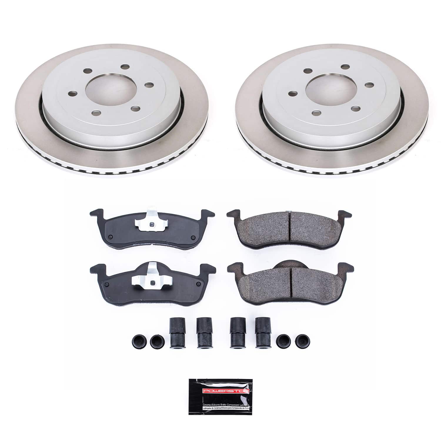 Power Stop SC4682 - Front Z17 Evolution Pad And Semi-Coated Rotor Kit vehicle fitment brake part