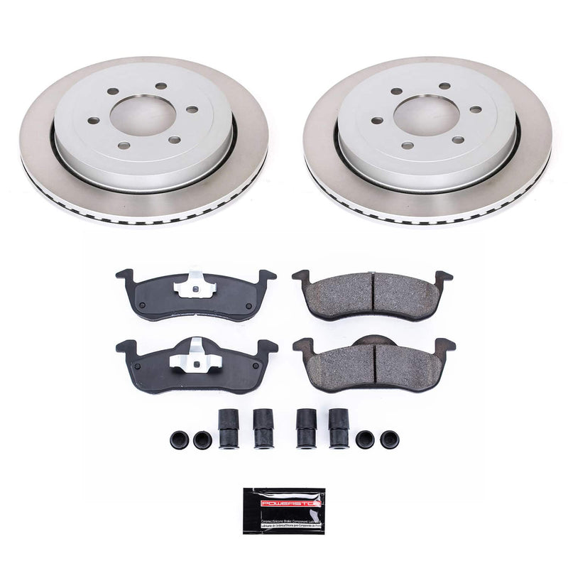 Power Stop SC4682 - Front Z17 Evolution Pad And Semi-Coated Rotor Kit vehicle fitment brake part