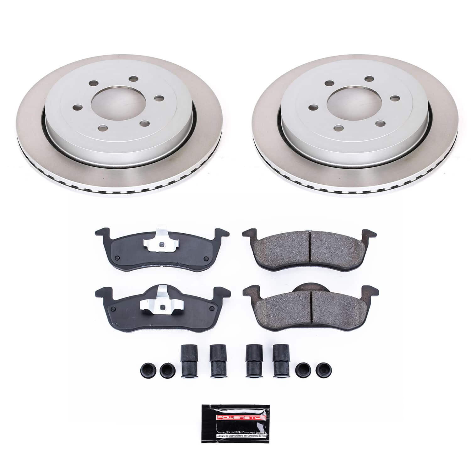 Power Stop SC4683 - Rear Z17 Evolution Pad And Semi-Coated Rotor Kit vehicle fitment brake part