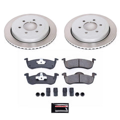 Power Stop SC4683 - Rear Z17 Evolution Pad And Semi-Coated Rotor Kit vehicle fitment brake part
