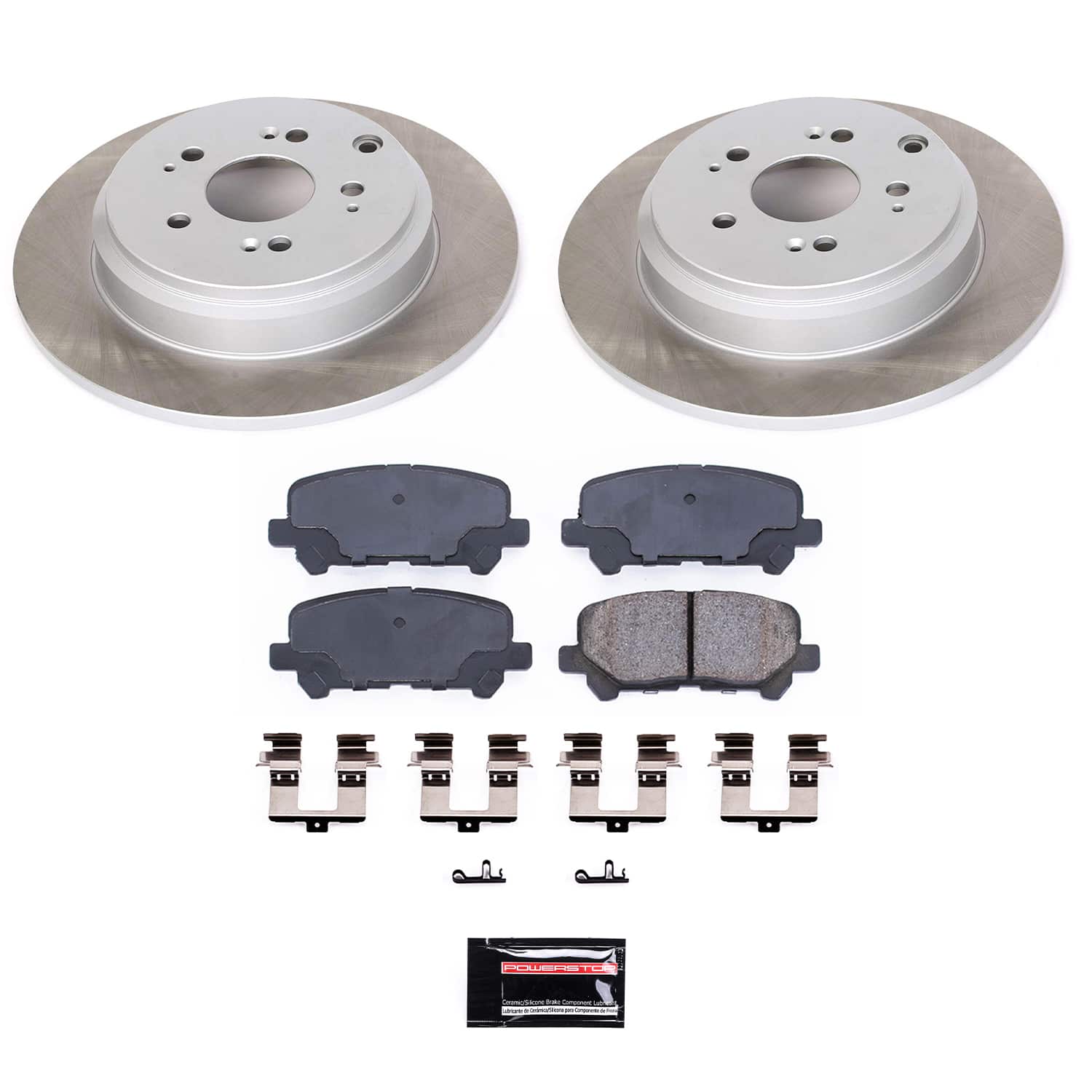 Power Stop SC4685 - Rear Z17 Evolution Pad And Semi-Coated Rotor Kit vehicle fitment brake part