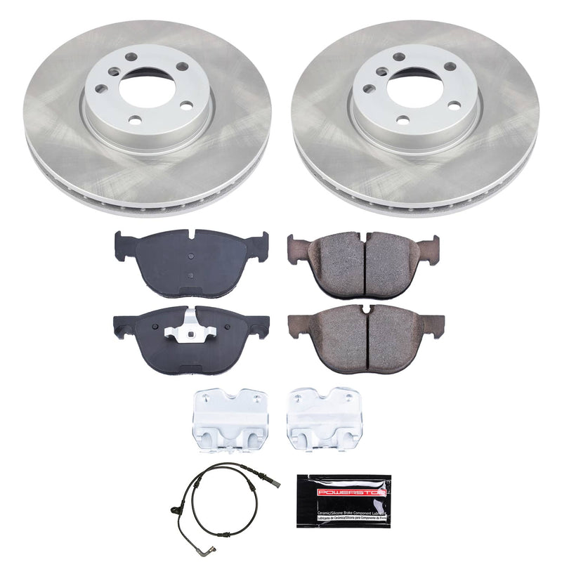 Power Stop SC4693 - Front Z17 Evolution Pad And Semi-Coated Rotor Kit vehicle fitment brake part