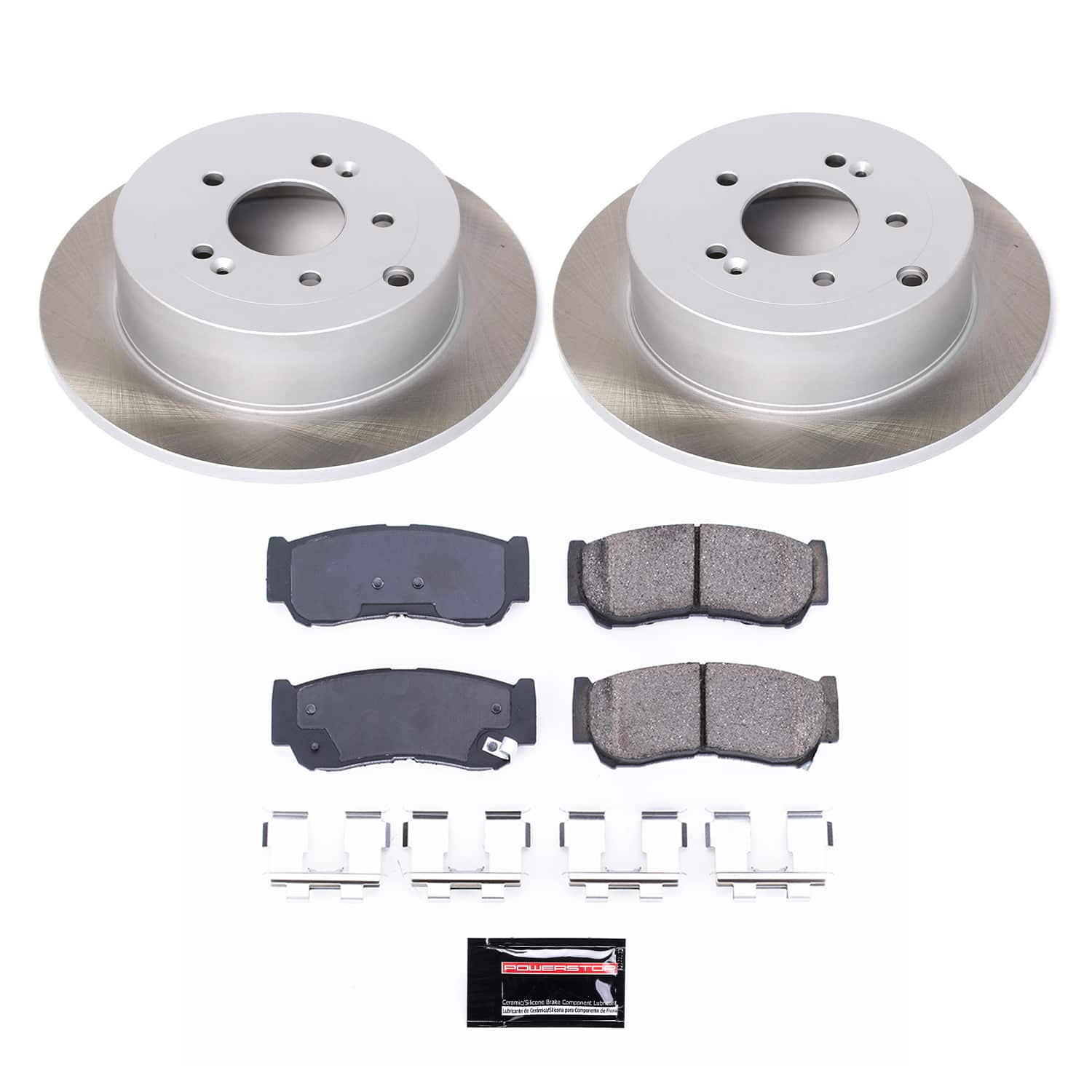 Power Stop SC4698 - Front Z17 Evolution Pad And Semi-Coated Rotor Kit vehicle fitment brake part