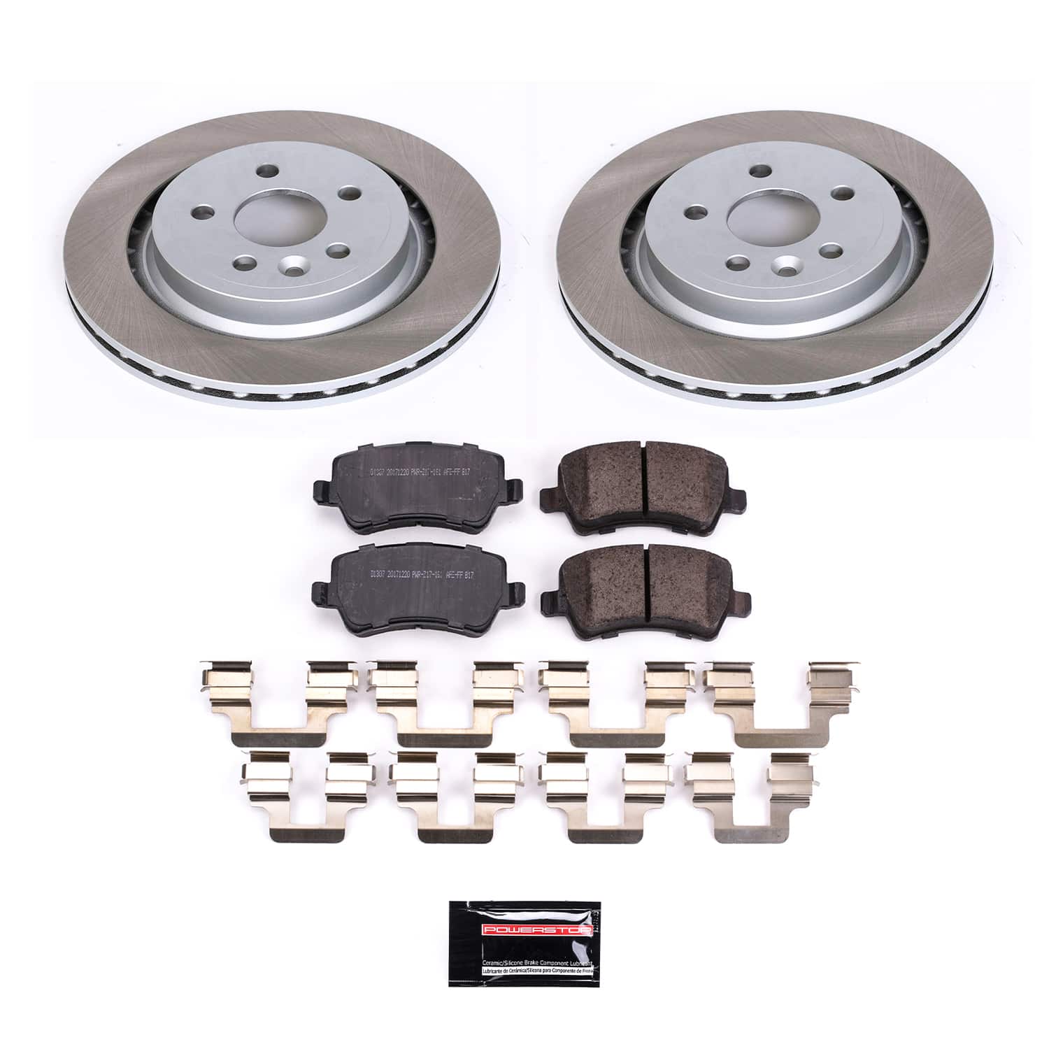 Power Stop SC4702 - Rear Z17 Evolution Pad And Semi-Coated Rotor Kit vehicle fitment brake part