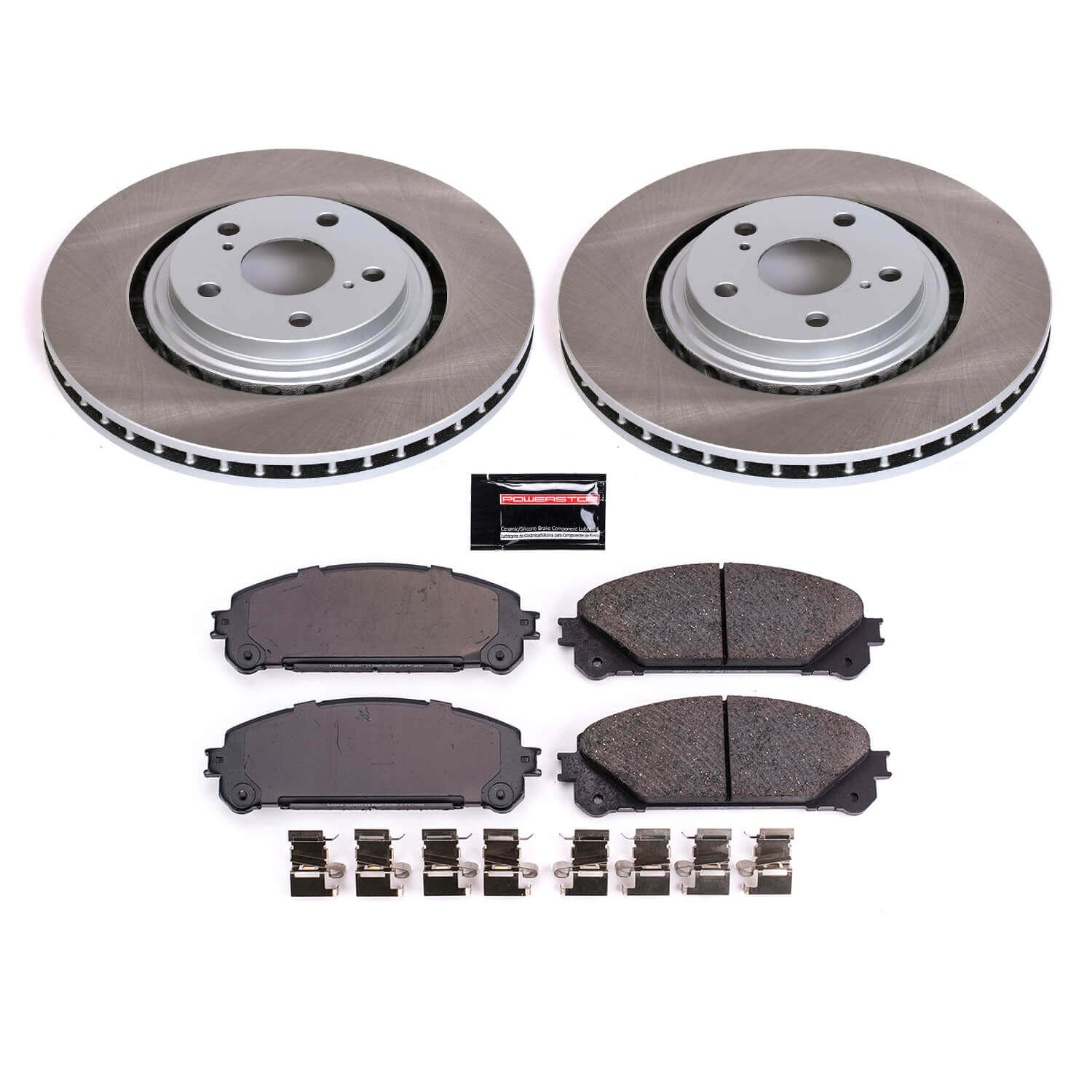 Power Stop SC4713 - Front Z17 Evolution Pad And Semi-Coated Rotor Kit vehicle fitment brake part