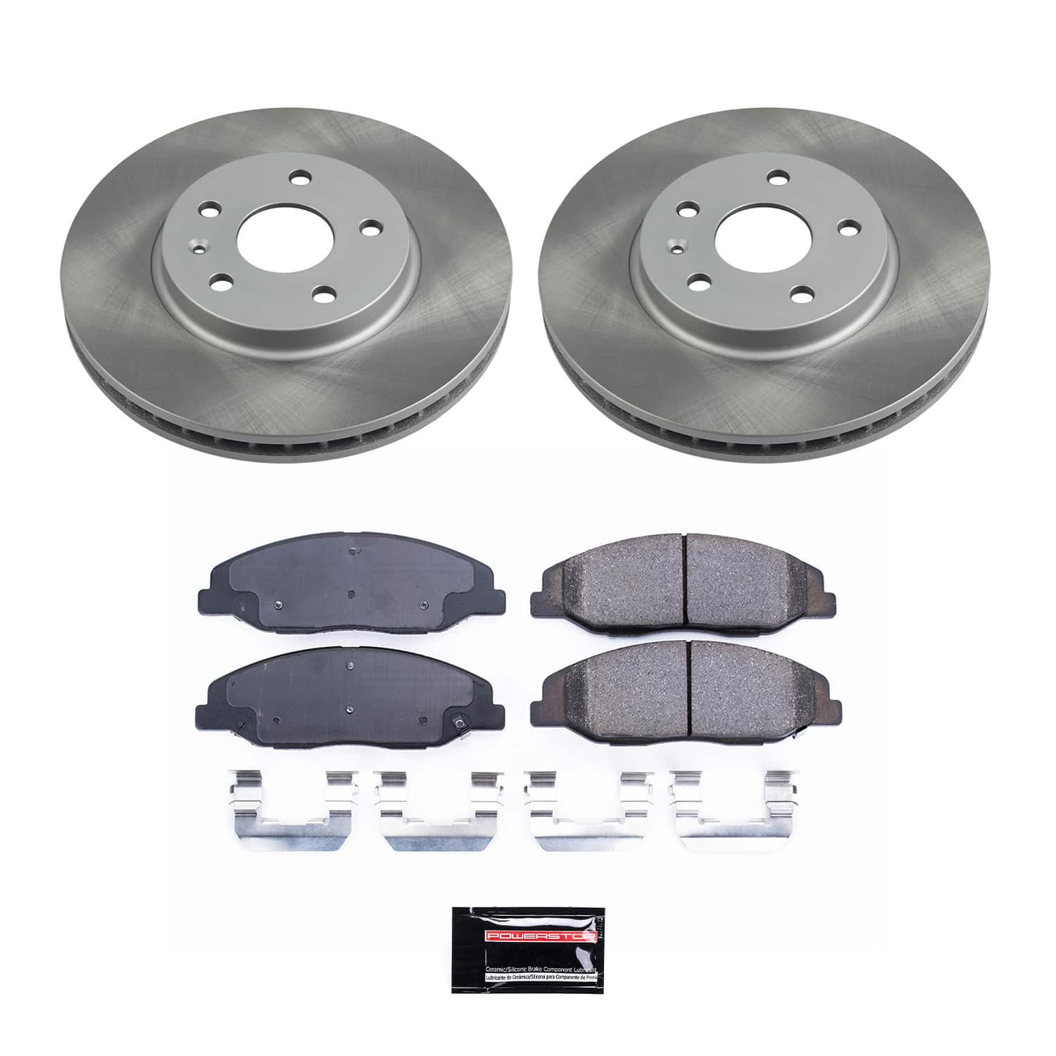 Power Stop SC4721 - Front Z17 Evolution Pad And Semi-Coated Rotor Kit vehicle fitment brake part