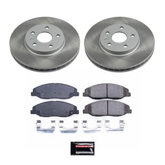 Power Stop SC4721 - Front Z17 Evolution Pad And Semi-Coated Rotor Kit vehicle fitment brake part