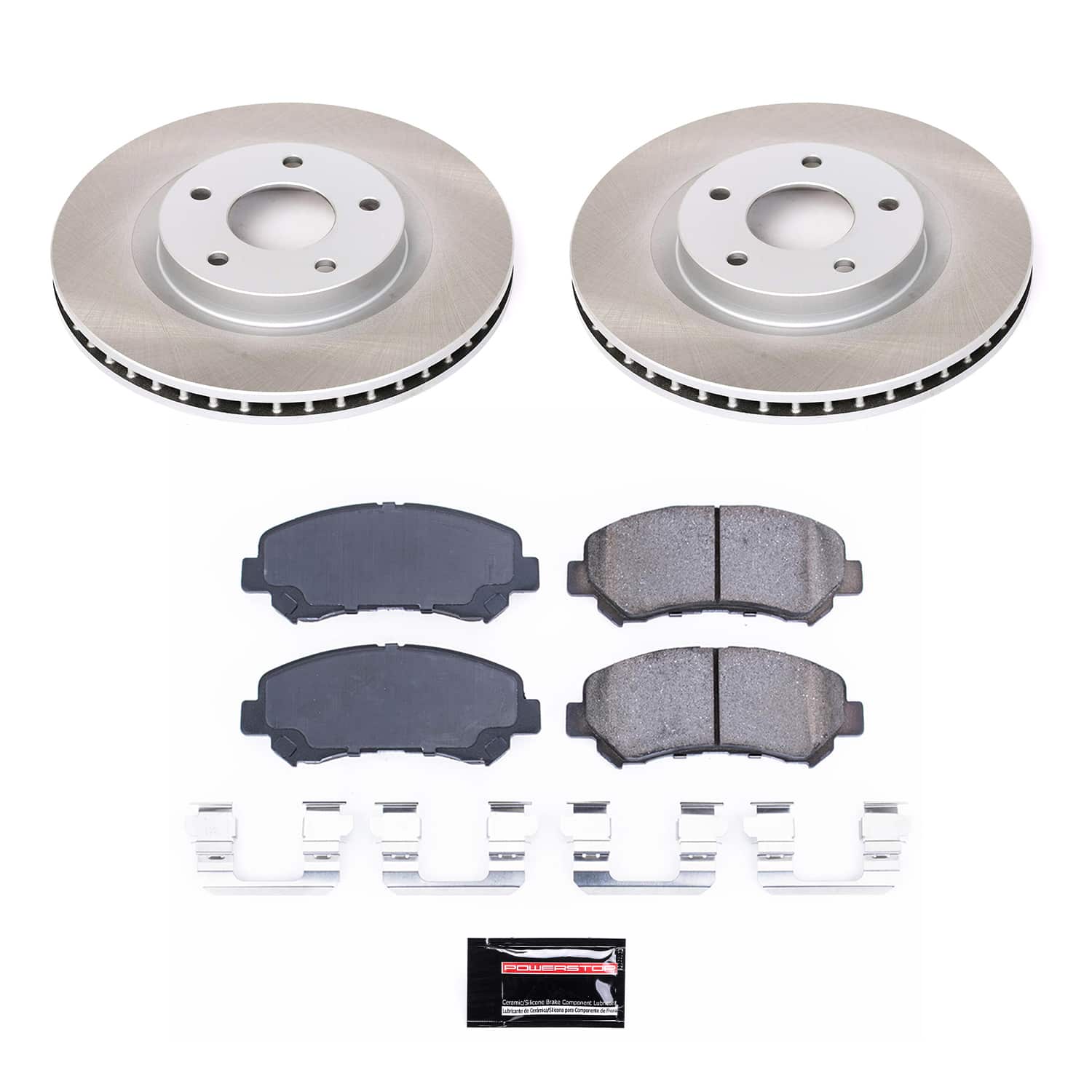 Power Stop SC4724 - Front Z17 Evolution Pad And Semi-Coated Rotor Kit vehicle fitment brake part