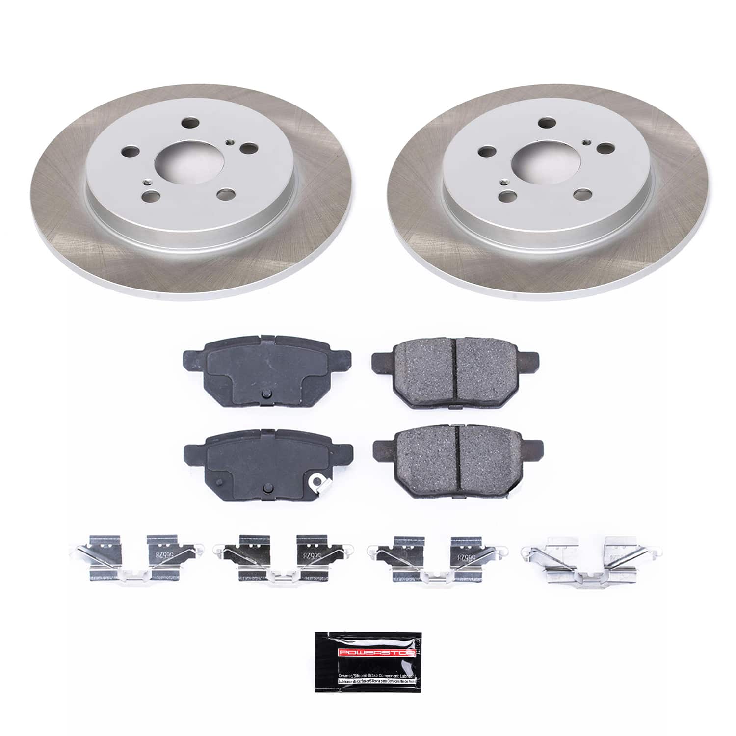 Power Stop SC4736 - Rear Z17 Evolution Pad And Semi-Coated Rotor Kit vehicle fitment brake part