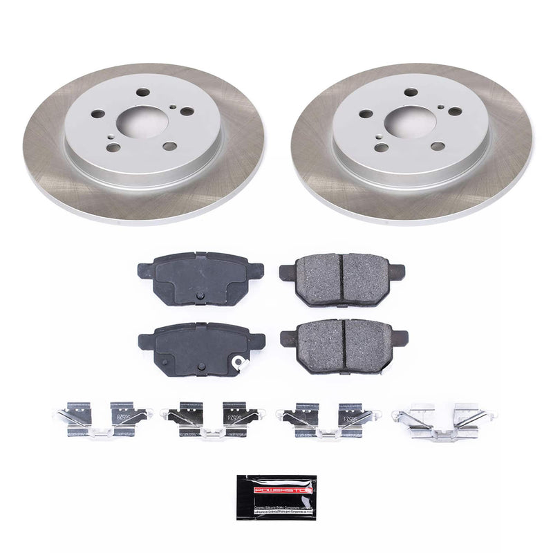 Power Stop SC4736 - Rear Z17 Evolution Pad And Semi-Coated Rotor Kit vehicle fitment brake part