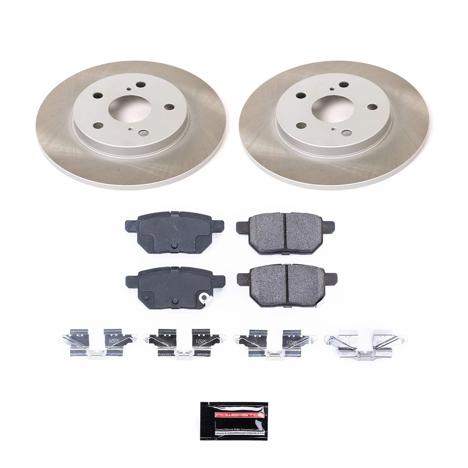 Power Stop SC4737 - Rear Z17 Evolution Pad And Semi-Coated Rotor Kit vehicle fitment brake part