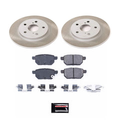 Power Stop SC4737 - Rear Z17 Evolution Pad And Semi-Coated Rotor Kit vehicle fitment brake part