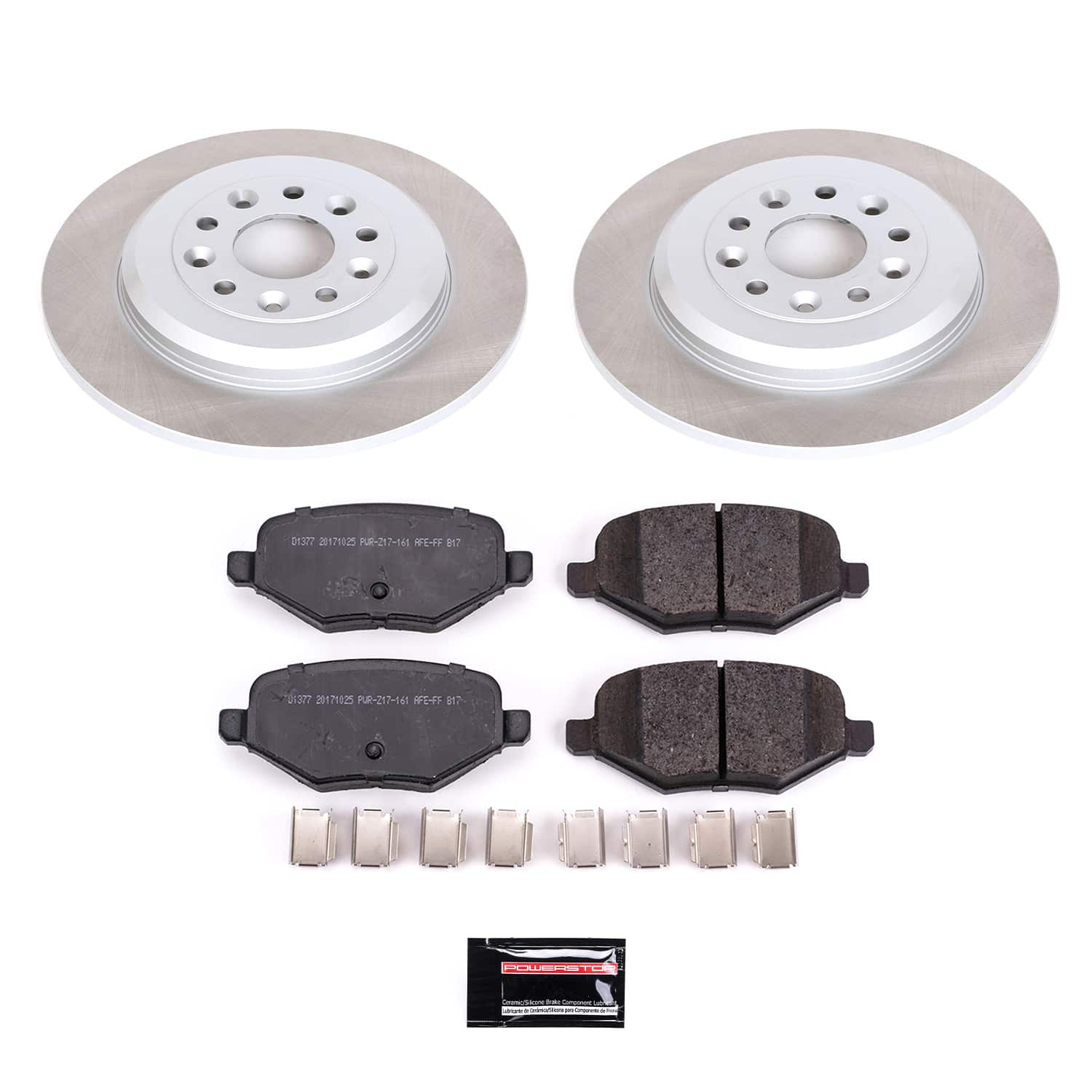 Power Stop SC4744 - Rear Z17 Evolution Pad And Semi-Coated Rotor Kit vehicle fitment brake part