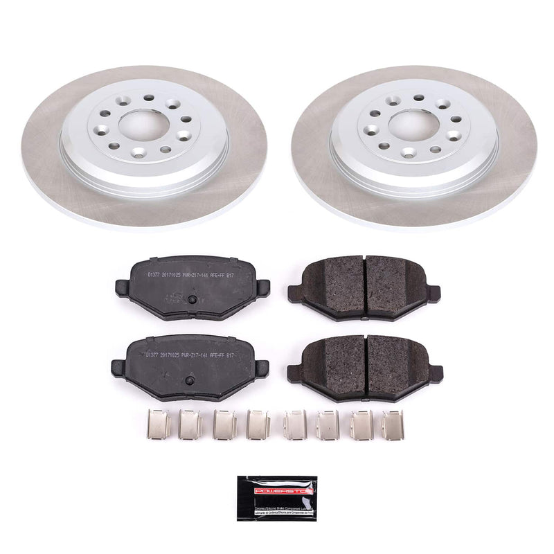 Power Stop SC4744 - Rear Z17 Evolution Pad And Semi-Coated Rotor Kit vehicle fitment brake part