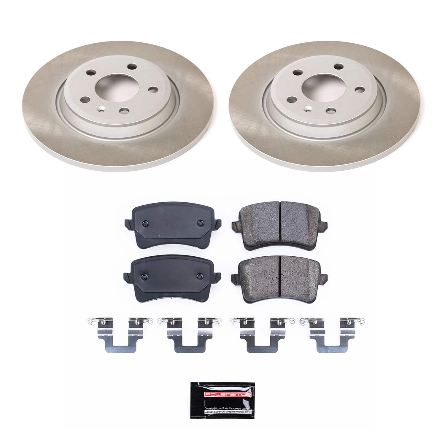 Power Stop SC4745 - Rear Z17 Evolution Pad And Semi-Coated Rotor Kit vehicle fitment brake part