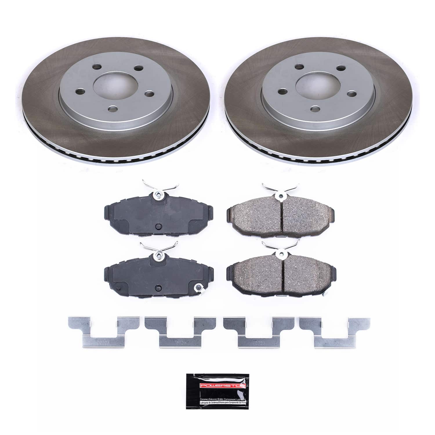 Power Stop SC4749 - Rear Z17 Evolution Pad And Semi-Coated Rotor Kit vehicle fitment brake part