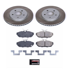 Power Stop SC4749 - Rear Z17 Evolution Pad And Semi-Coated Rotor Kit vehicle fitment brake part