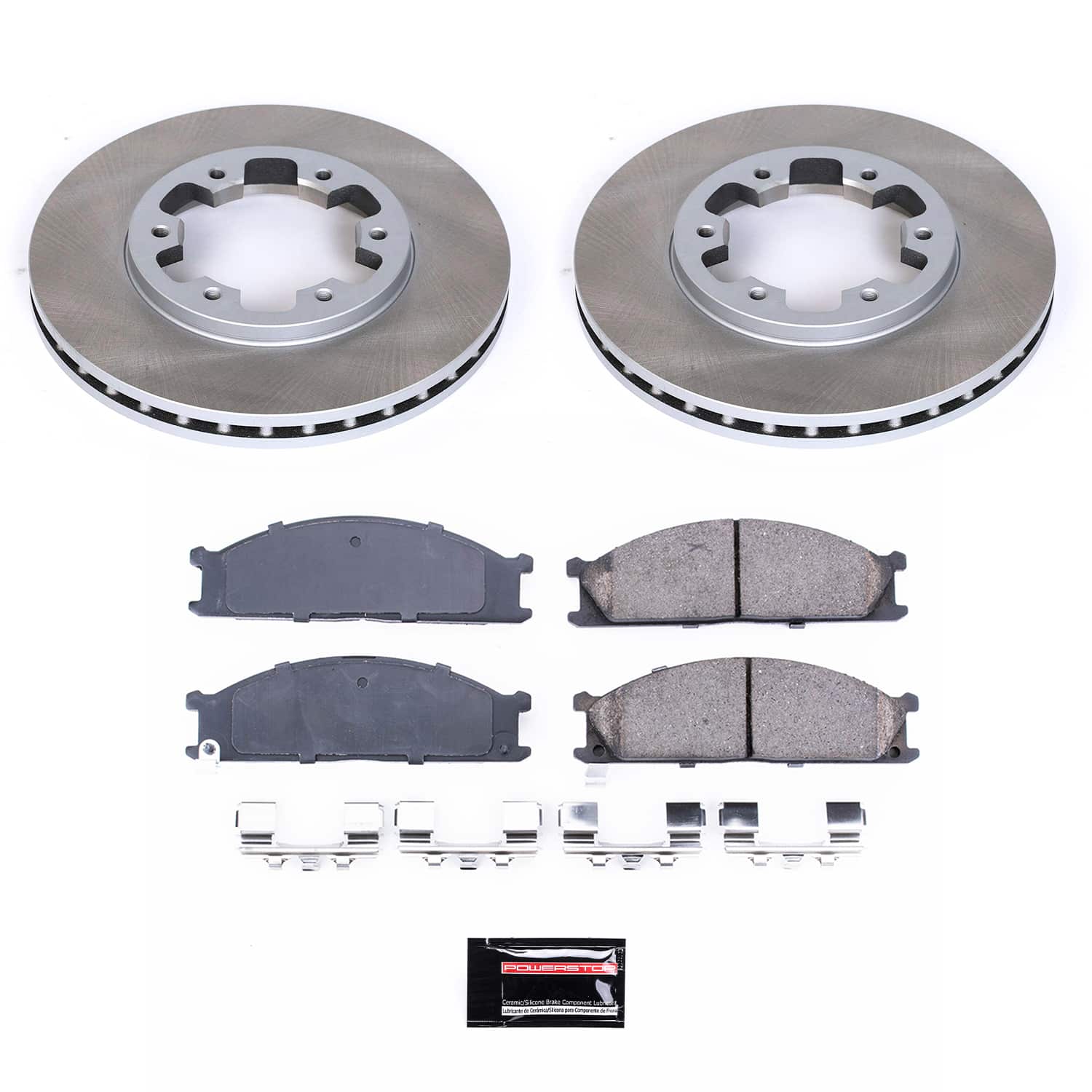 Power Stop SC4837 - Front Z17 Evolution Pad And Semi-Coated Rotor Kit vehicle fitment brake part