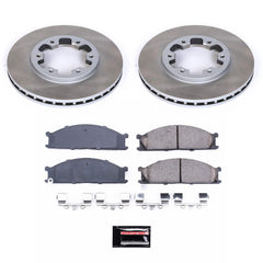 Power Stop SC4837 - Front Z17 Evolution Pad And Semi-Coated Rotor Kit vehicle fitment brake part