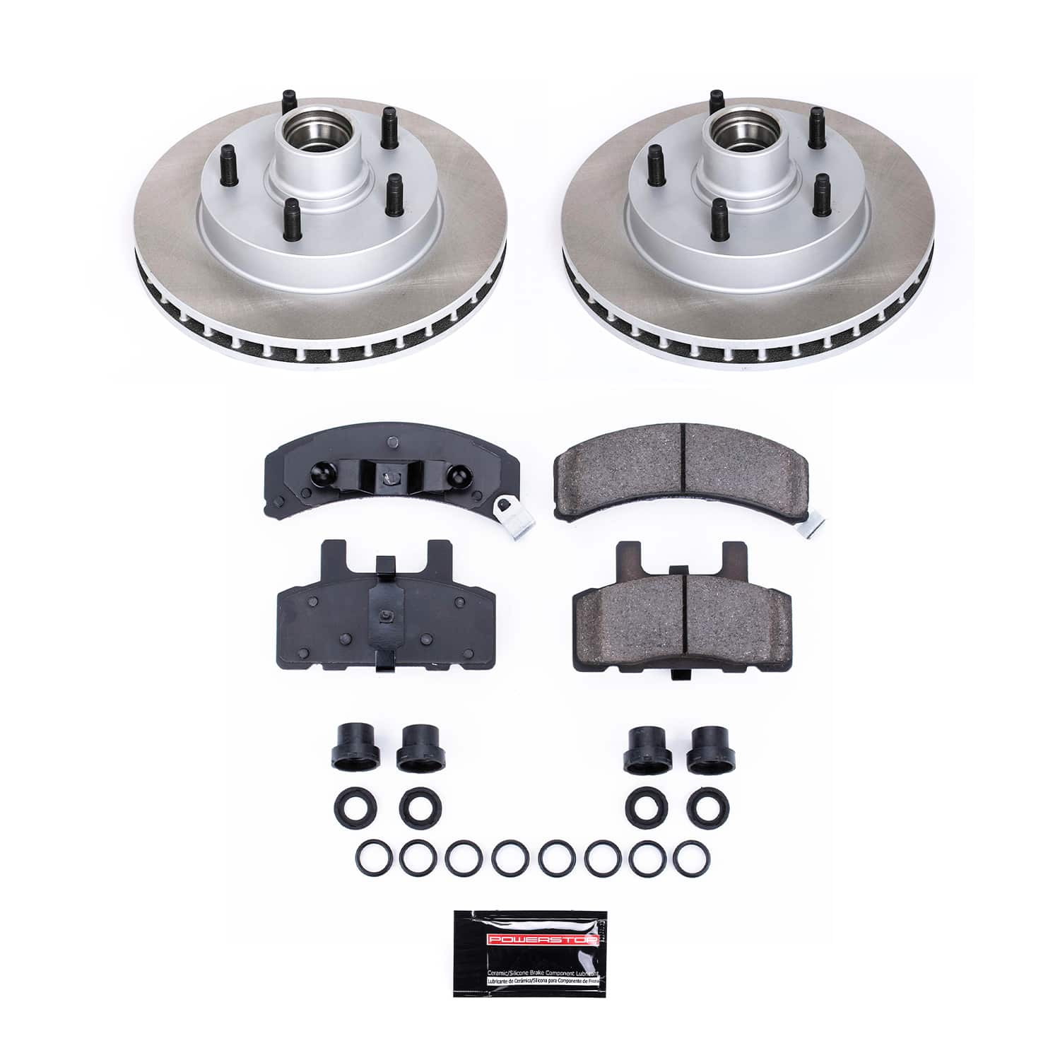Power Stop SC4875 - Front Z17 Evolution Pad And Semi-Coated Rotor Kit vehicle fitment brake part
