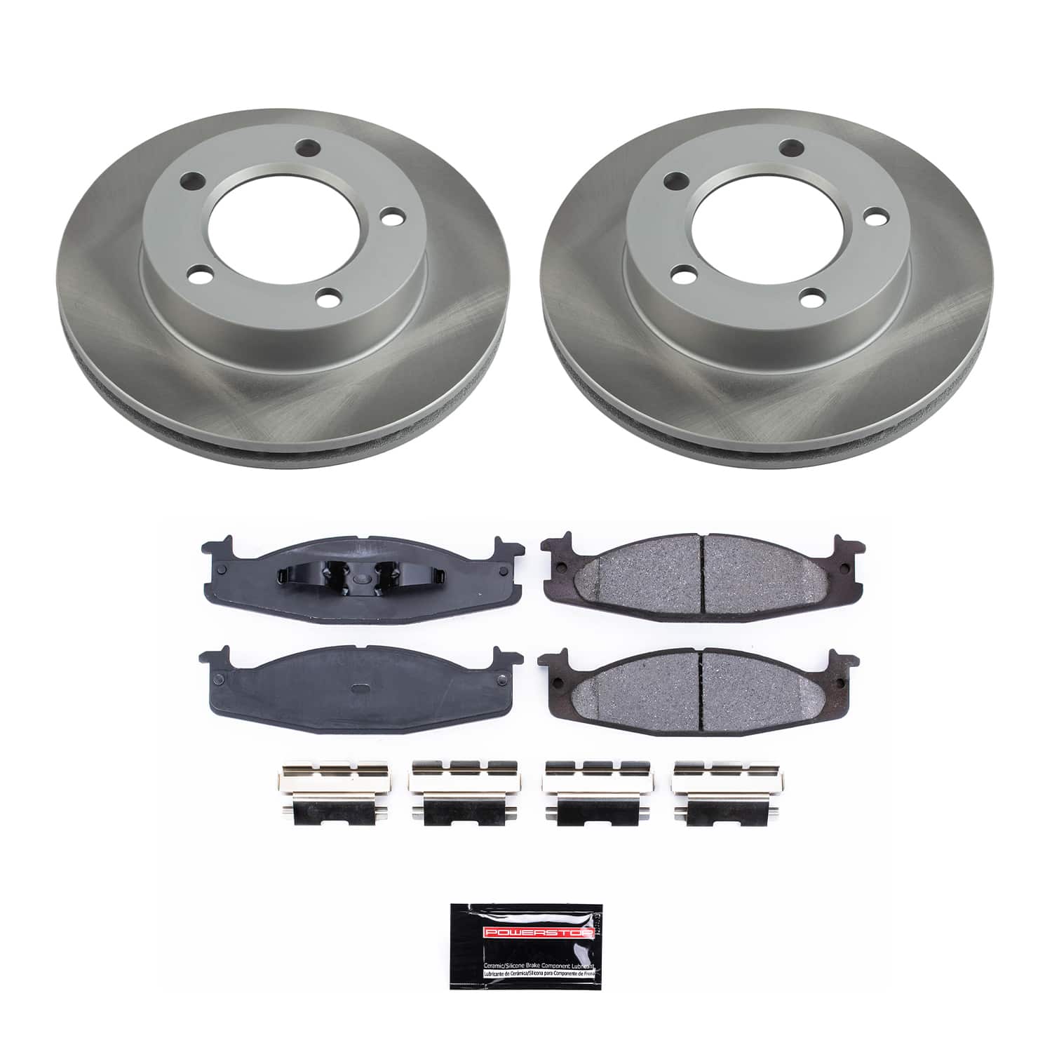 Power Stop SC5067 - Front Z17 Evolution Pad And Semi-Coated Rotor Kit vehicle fitment brake part