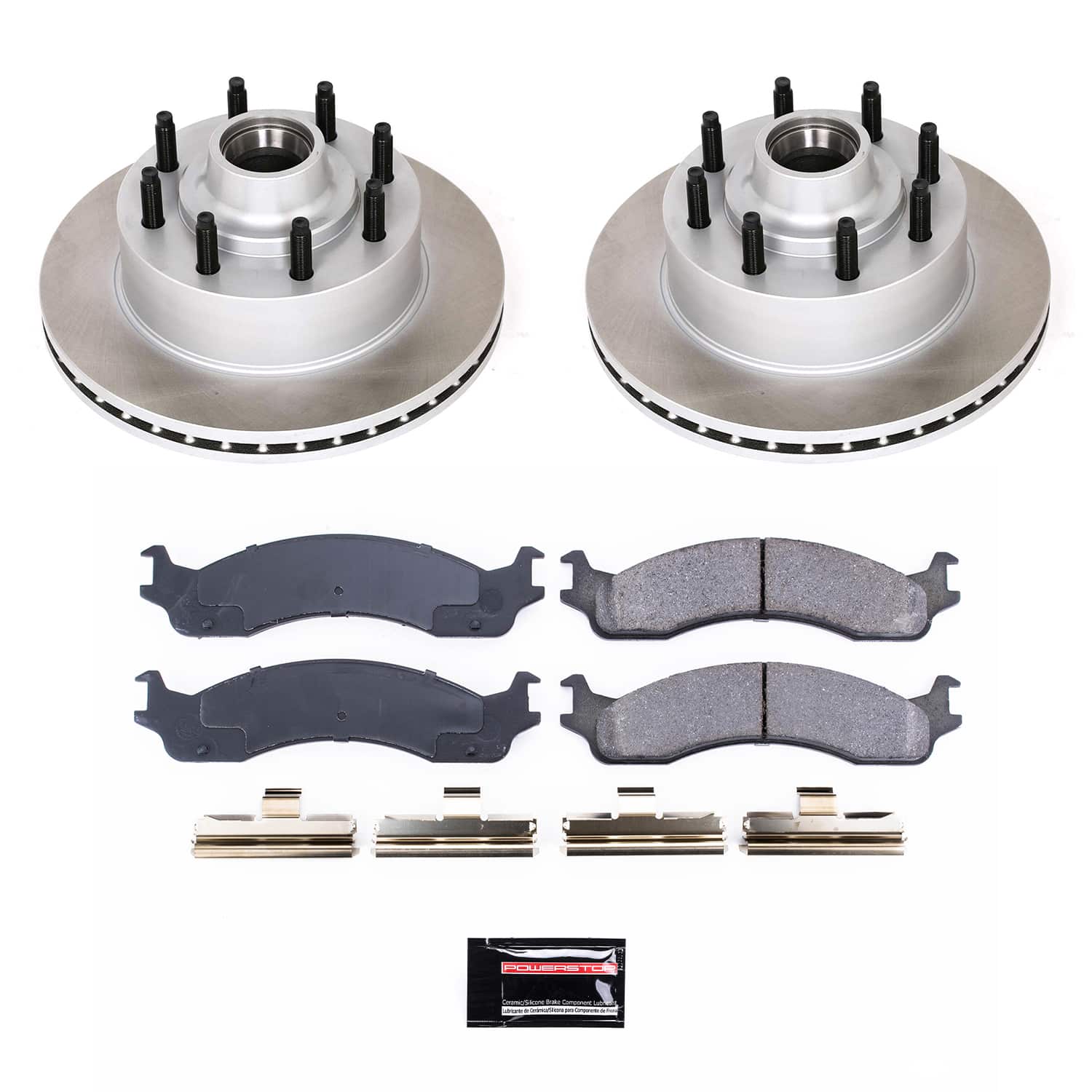 Power Stop SC5088 - Front Z17 Evolution Pad And Semi-Coated Rotor Kit vehicle fitment brake part