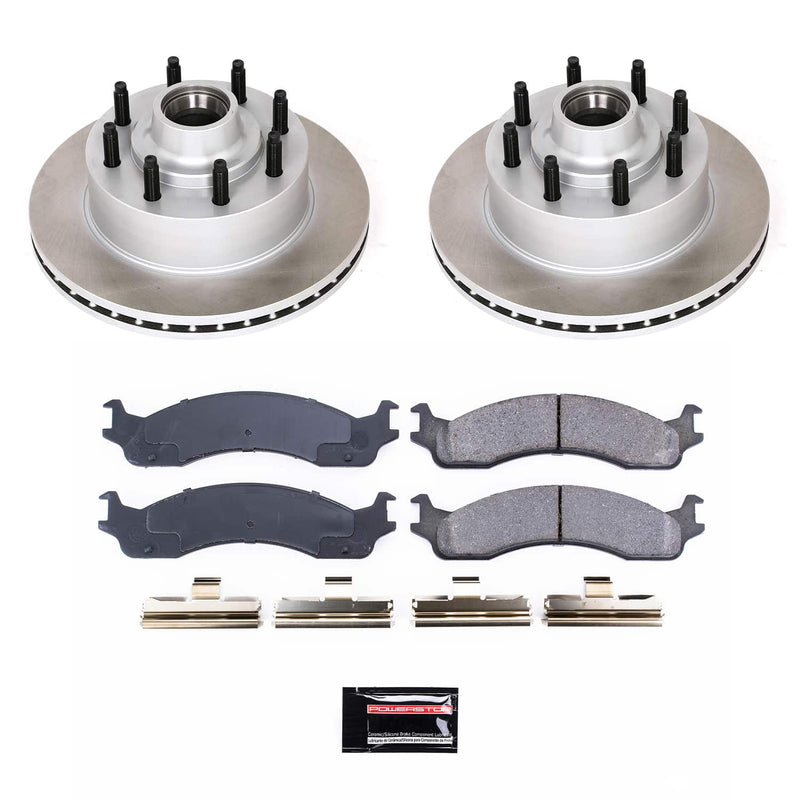 Power Stop SC5088 - Front Z17 Evolution Pad And Semi-Coated Rotor Kit vehicle fitment brake part