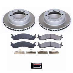 Power Stop SC5089 - Front Z17 Evolution Pad And Semi-Coated Rotor Kit vehicle fitment brake part