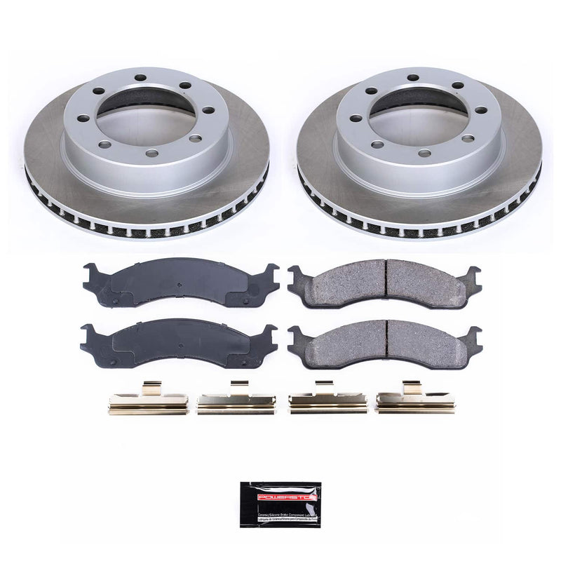 Power Stop SC5089 - Front Z17 Evolution Pad And Semi-Coated Rotor Kit vehicle fitment brake part