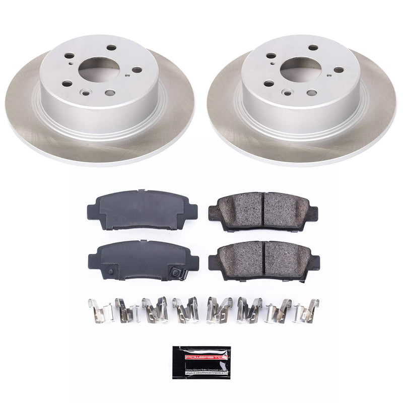 Power Stop SC5103 - Rear Z17 Evolution Pad And Semi-Coated Rotor Kit vehicle fitment brake part