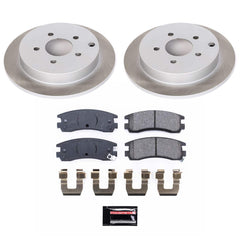 Power Stop SC5135 - Rear Z17 Evolution Pad And Semi-Coated Rotor Kit vehicle fitment brake part