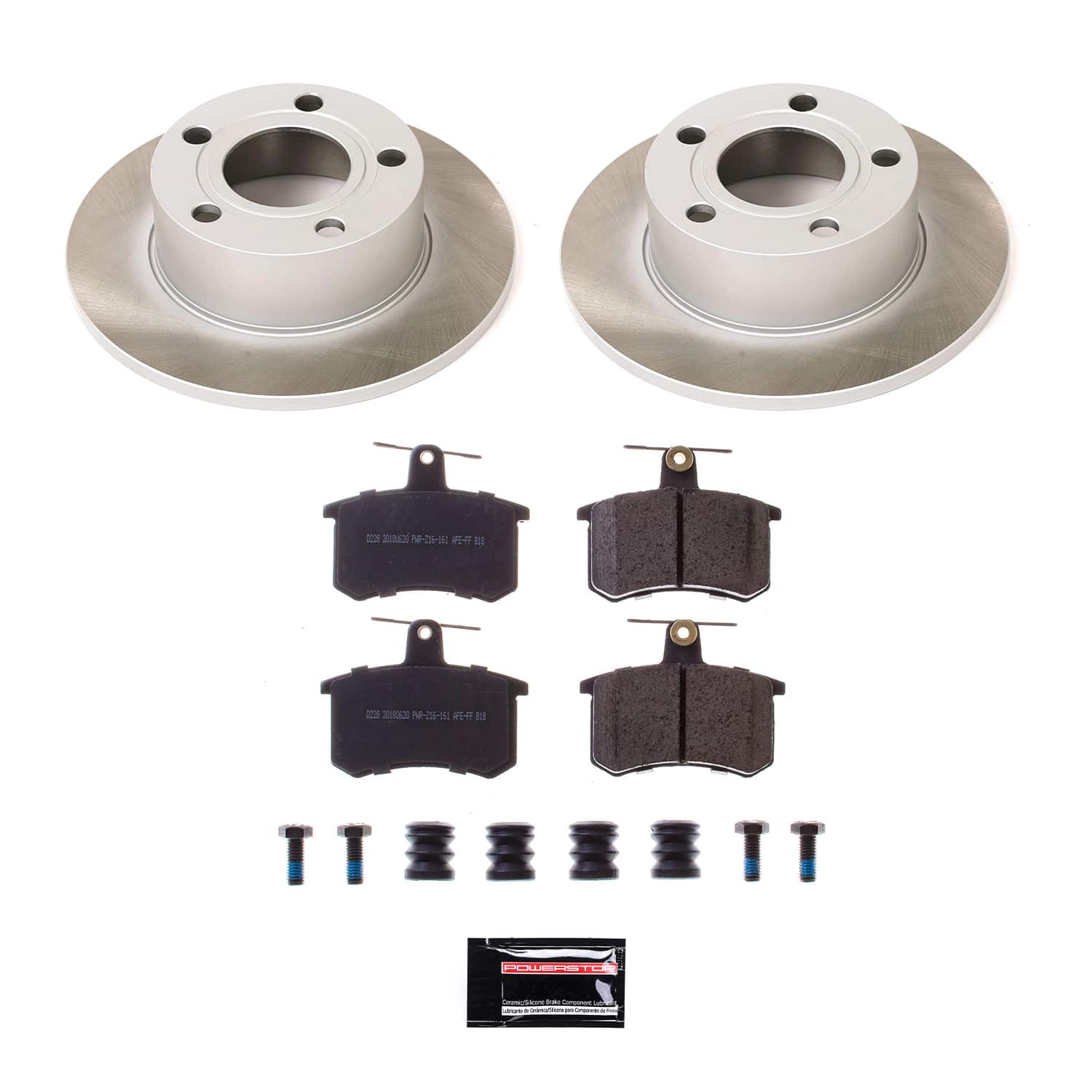 Power Stop SC514 - Rear Z17 Evolution Pad And Semi-Coated Rotor Kit vehicle fitment brake part