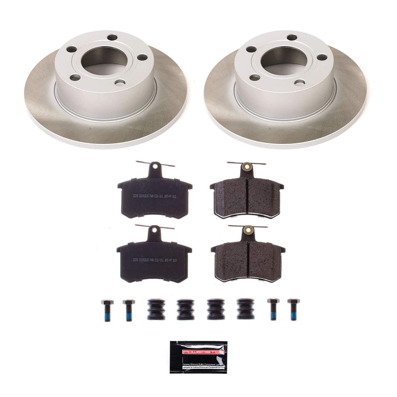 Power Stop SC514 - Rear Z17 Evolution Pad And Semi-Coated Rotor Kit vehicle fitment brake part