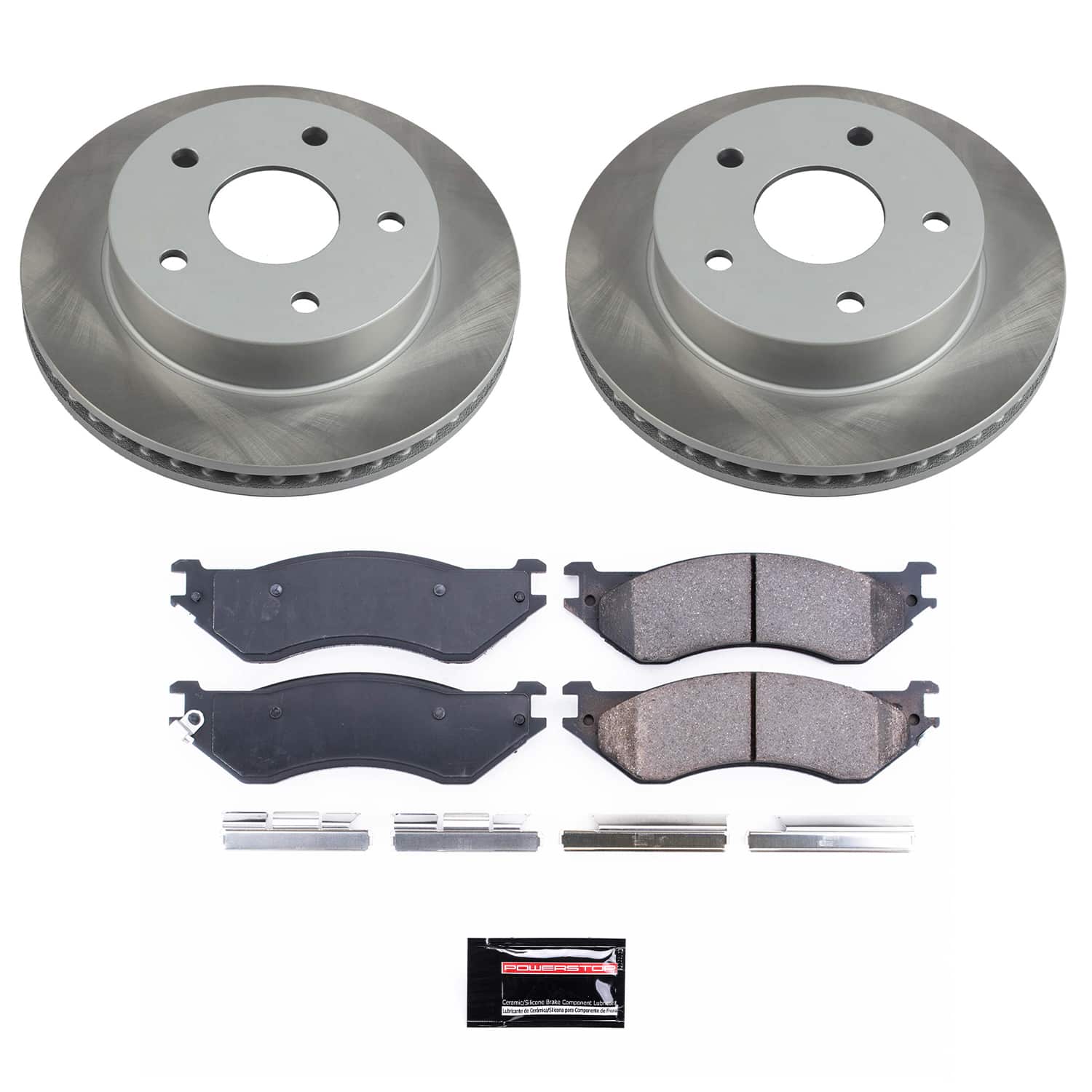 Power Stop SC5143 - Front Z17 Evolution Pad And Semi-Coated Rotor Kit vehicle fitment brake part