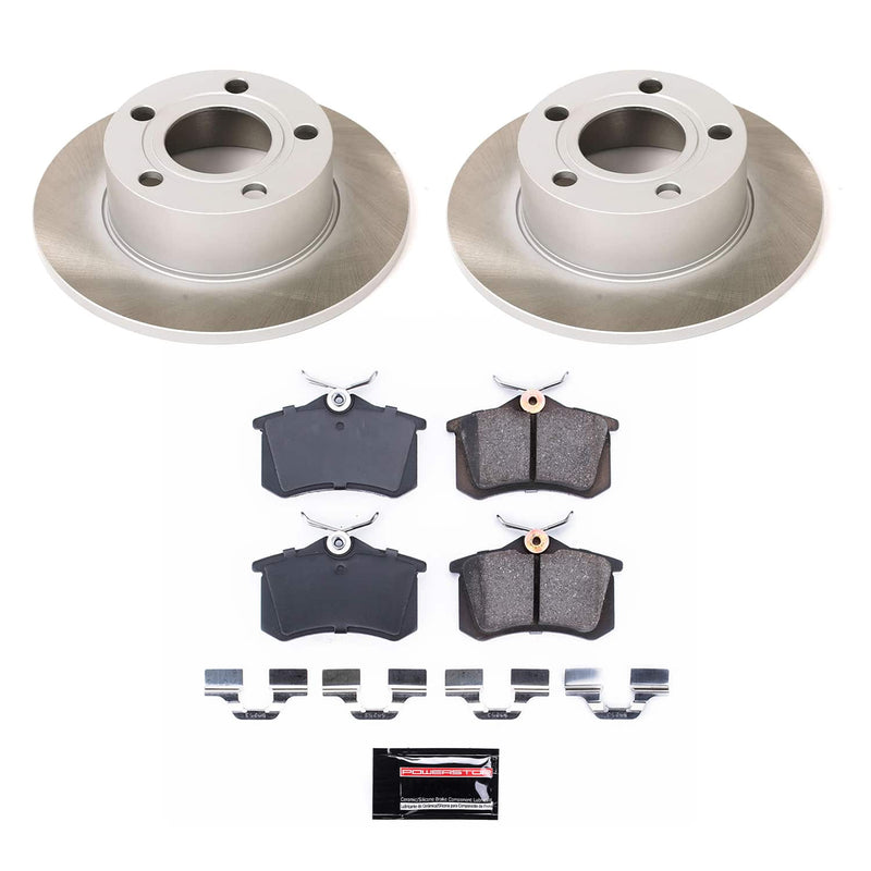 Power Stop SC515 - Rear Z17 Evolution Pad And Semi-Coated Rotor Kit vehicle fitment brake part
