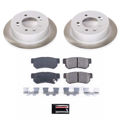 Power Stop SC5210 - Rear Z17 Evolution Pad And Semi-Coated Rotor Kit vehicle fitment brake part