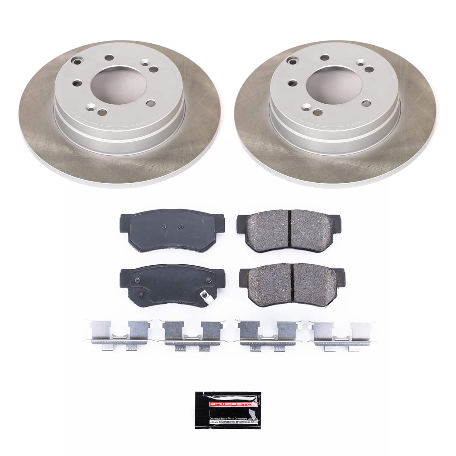Power Stop SC5211 - Rear Z17 Evolution Pad And Semi-Coated Rotor Kit vehicle fitment brake part