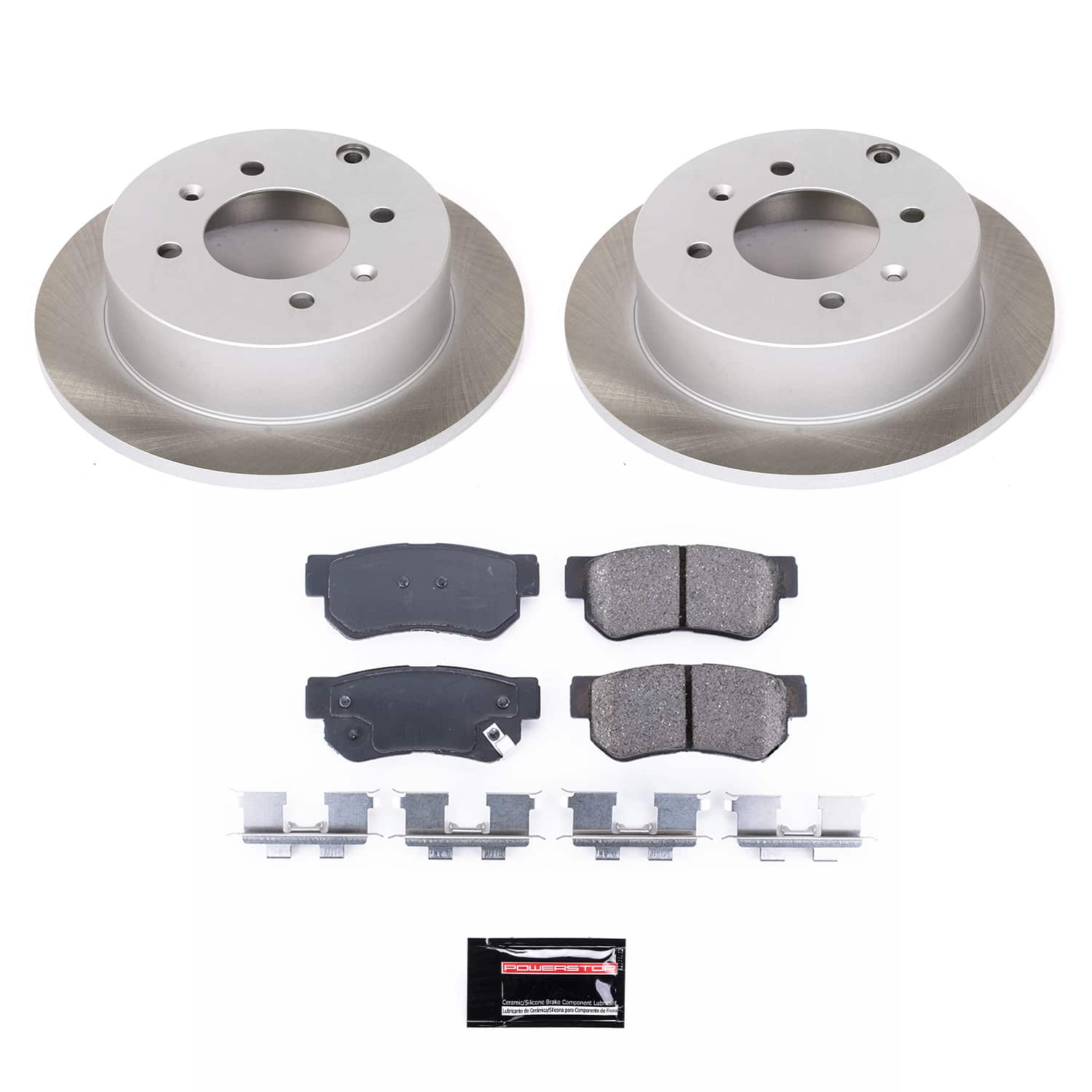 Power Stop SC5212 - Rear Z17 Evolution Pad And Semi-Coated Rotor Kit vehicle fitment brake part