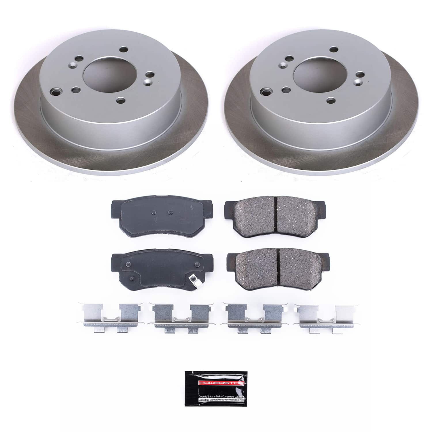 Power Stop SC5213 - Rear Z17 Evolution Pad And Semi-Coated Rotor Kit vehicle fitment brake part