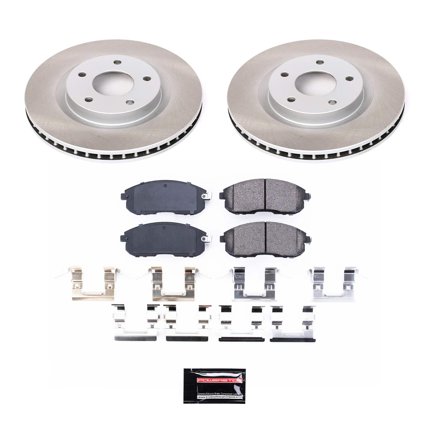 Power Stop SC5217 - Front Z17 Evolution Pad And Semi-Coated Rotor Kit vehicle fitment brake part