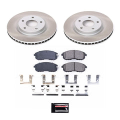 Power Stop SC5217 - Front Z17 Evolution Pad And Semi-Coated Rotor Kit vehicle fitment brake part