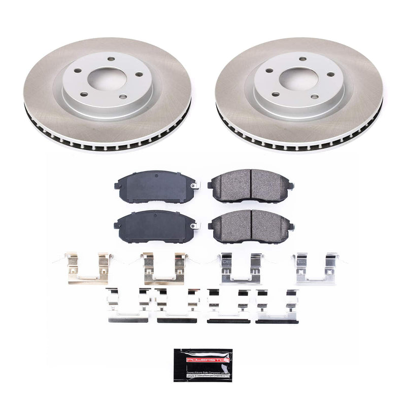 Power Stop SC5217 - Front Z17 Evolution Pad And Semi-Coated Rotor Kit vehicle fitment brake part