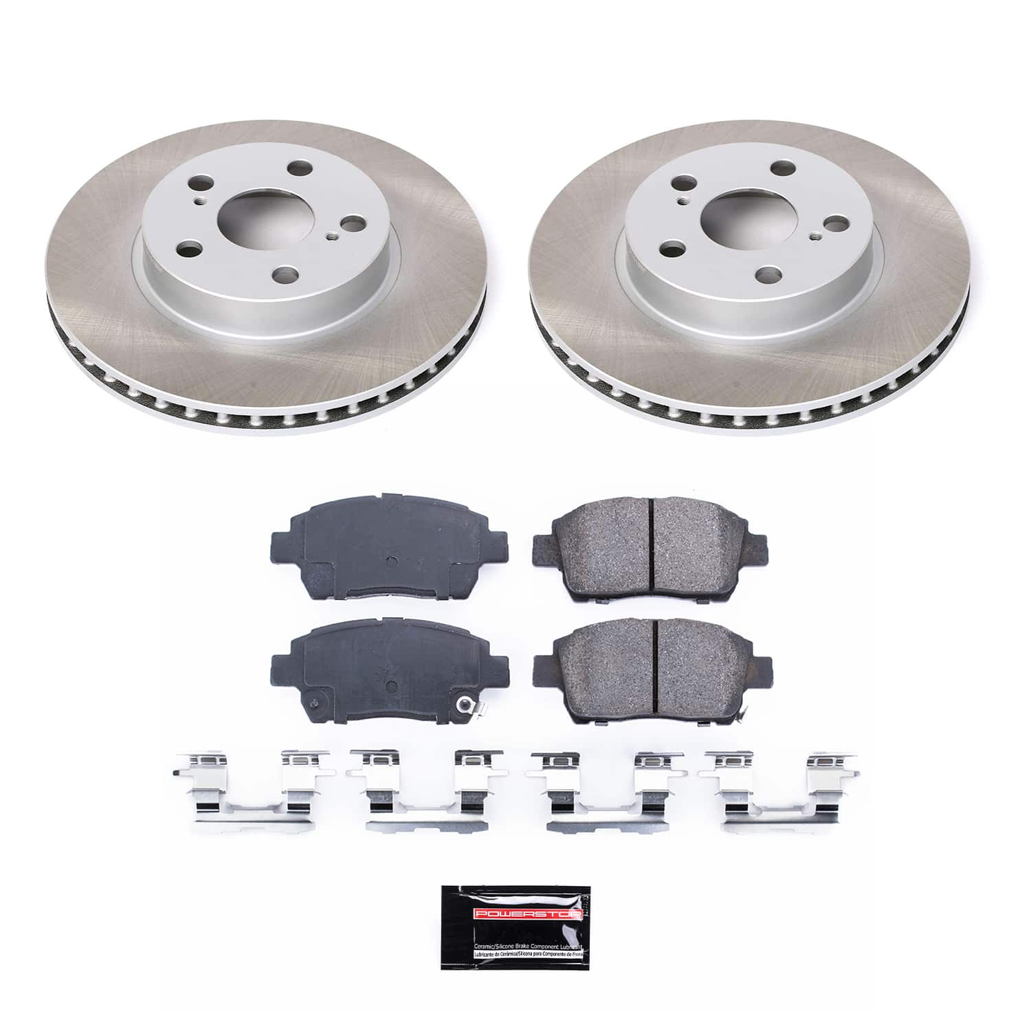 Power Stop SC5219 - Front Z17 Evolution Pad And Semi-Coated Rotor Kit vehicle fitment brake part