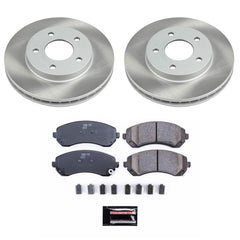 Power Stop SC5233 - Front Z17 Evolution Pad And Semi-Coated Rotor Kit vehicle fitment brake part