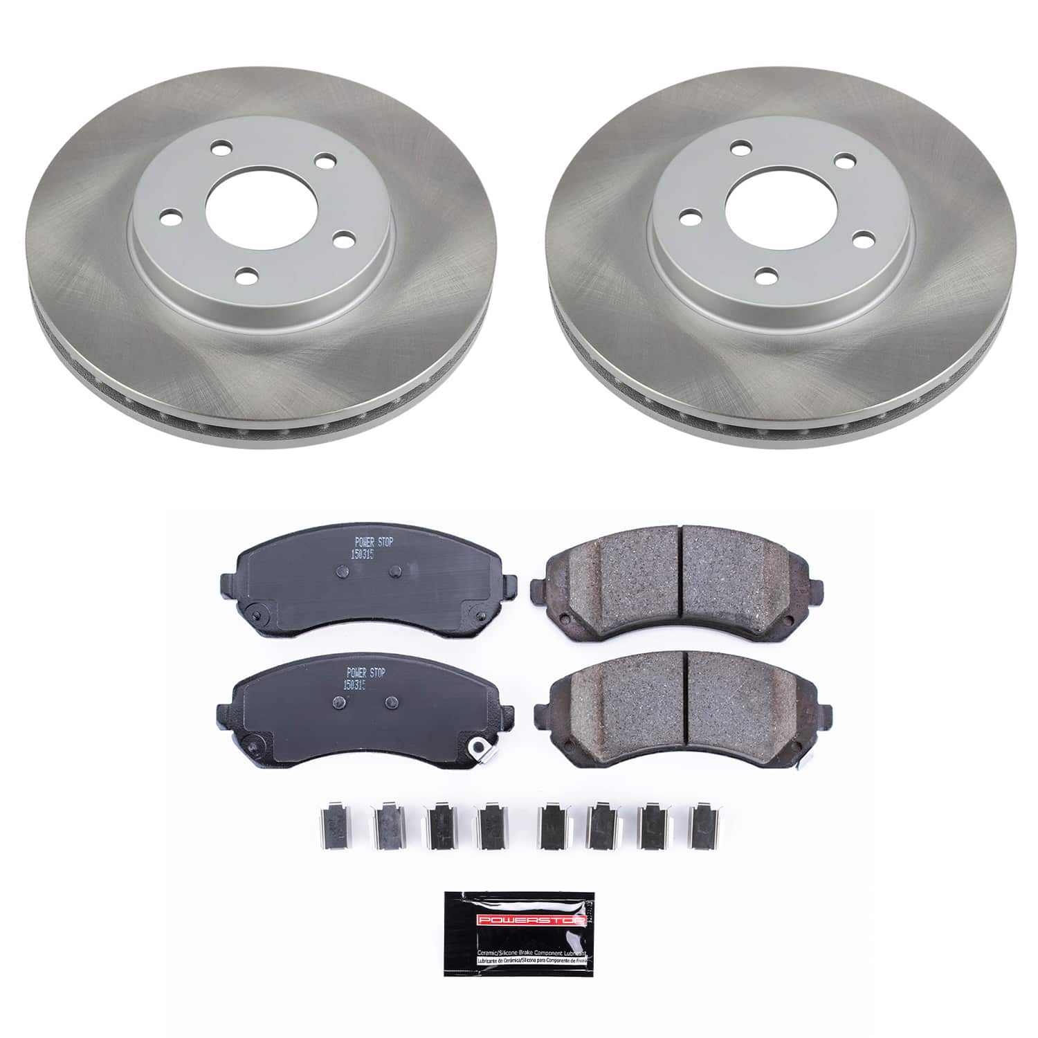 Power Stop SC5234 - Front Z17 Evolution Pad And Semi-Coated Rotor Kit vehicle fitment brake part
