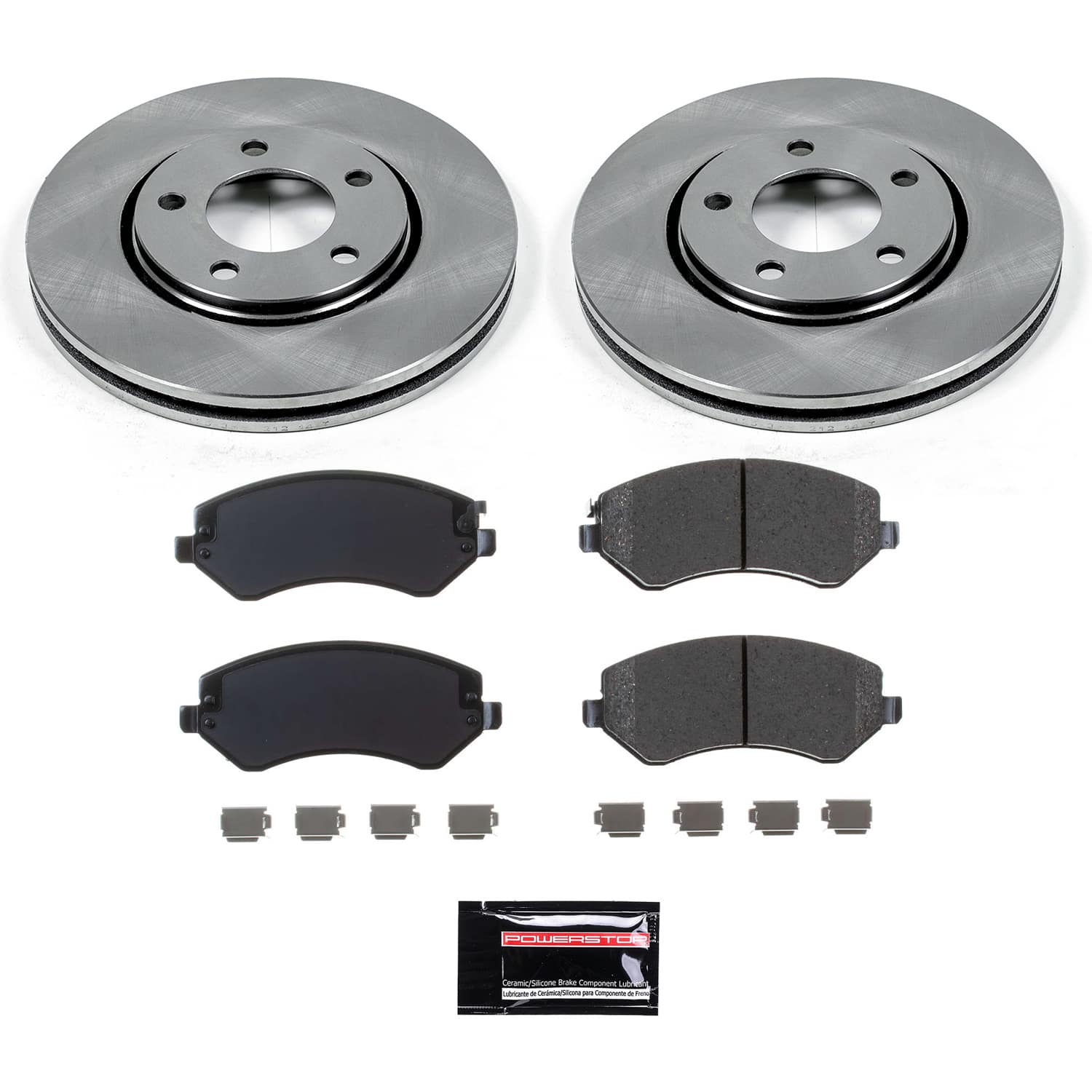 Power Stop SC5244 - Front Z17 Evolution Pad And Semi-Coated Rotor Kit vehicle fitment brake part