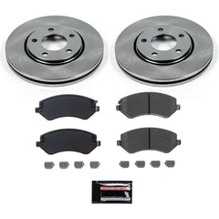 Power Stop SC5244 - Front Z17 Evolution Pad And Semi-Coated Rotor Kit vehicle fitment brake part