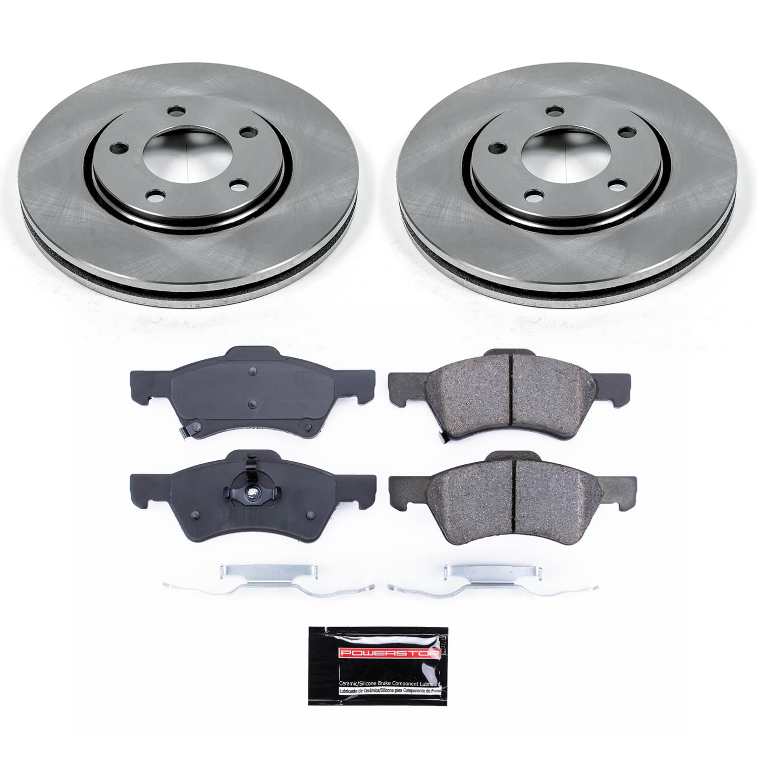 Power Stop SC5246 - Front Z17 Evolution Pad And Semi-Coated Rotor Kit vehicle fitment brake part