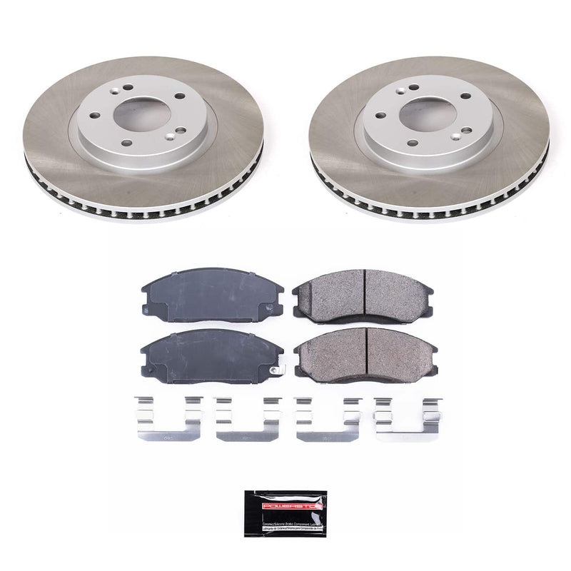 Power Stop SC5250 - Front Z17 Evolution Pad And Semi-Coated Rotor Kit vehicle fitment brake part