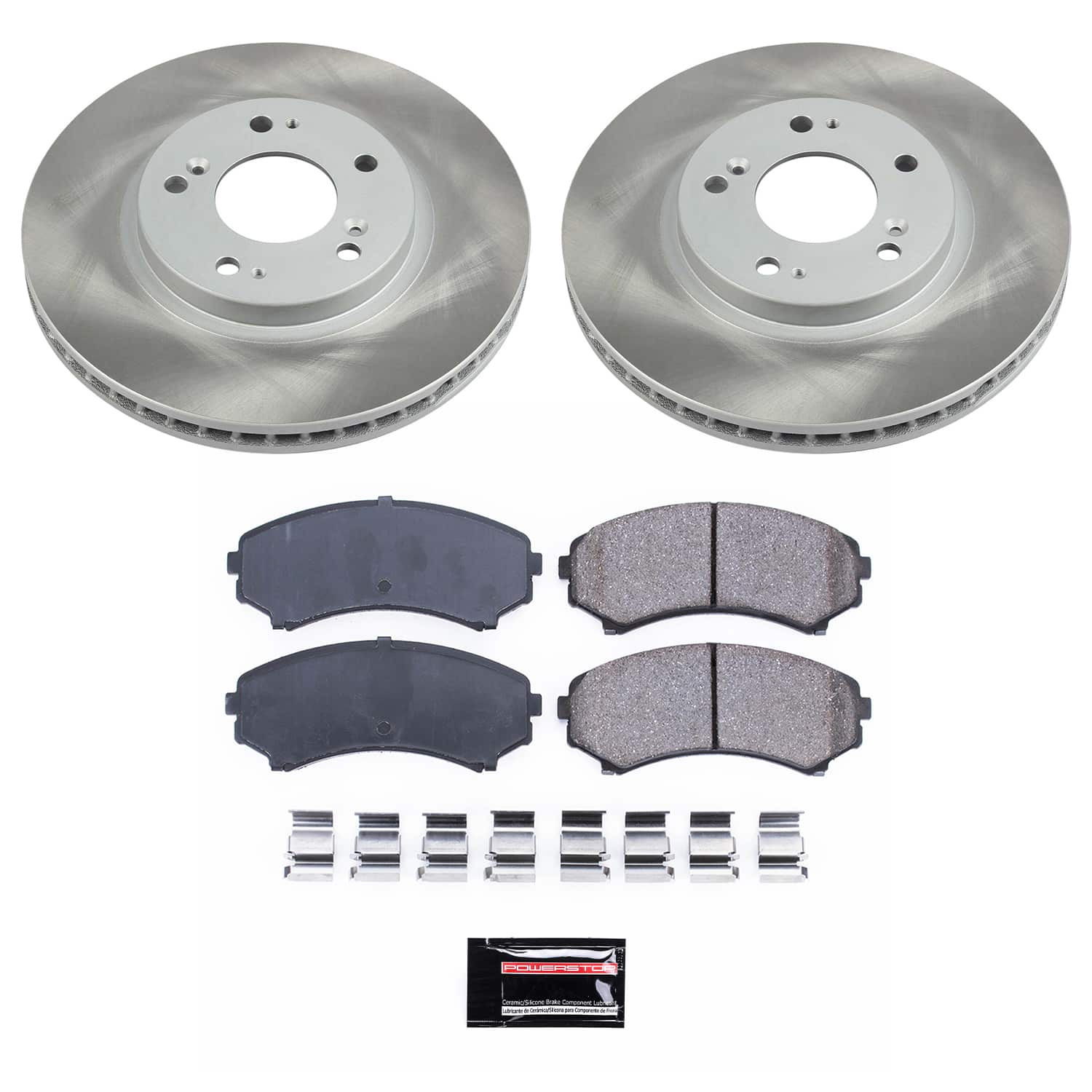 Power Stop SC5258 - Front Z17 Evolution Pad And Semi-Coated Rotor Kit vehicle fitment brake part